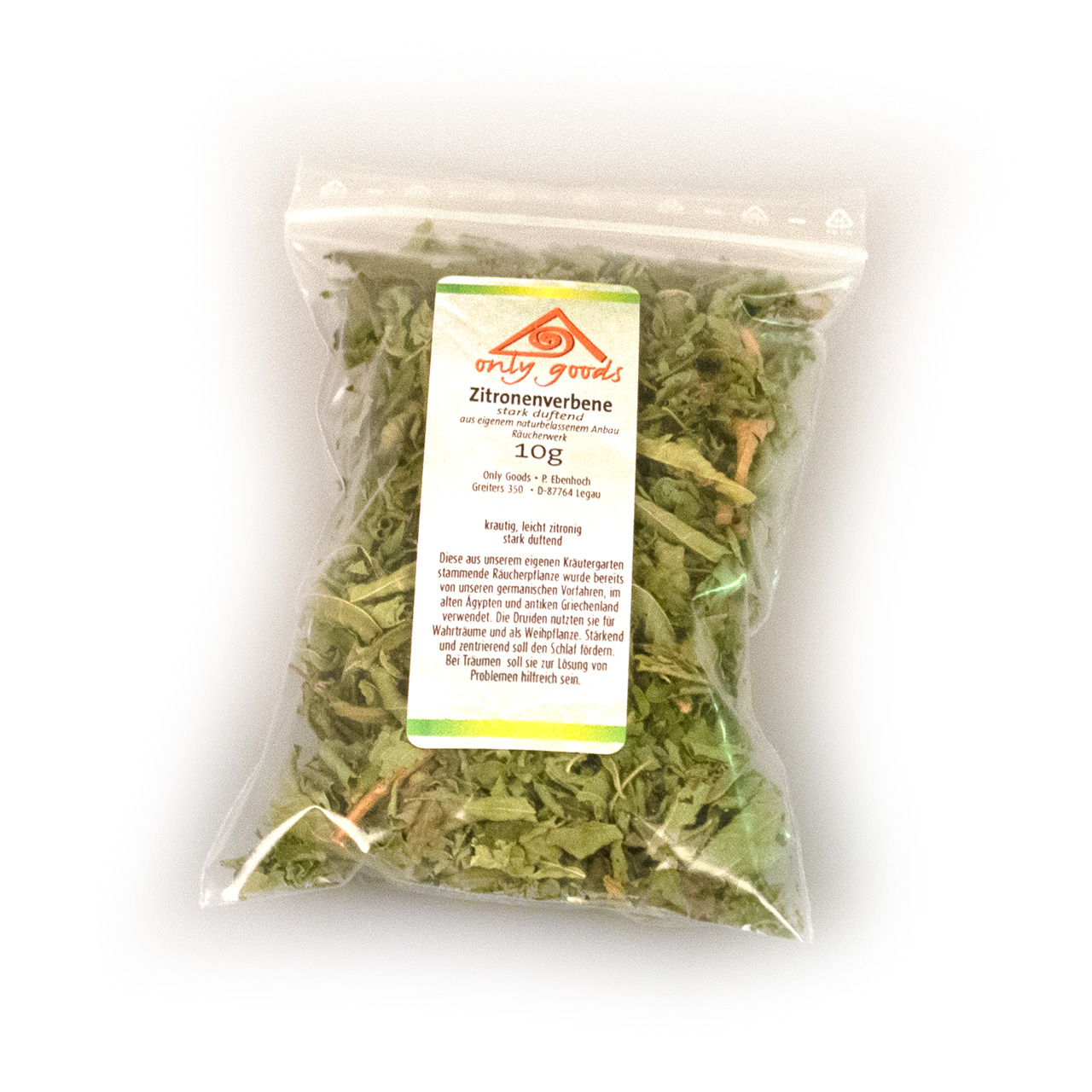 Zitronenverbene natur, eigner Anbau, 10 g Zitronenverbene natur, eigner Anbau, 10 g