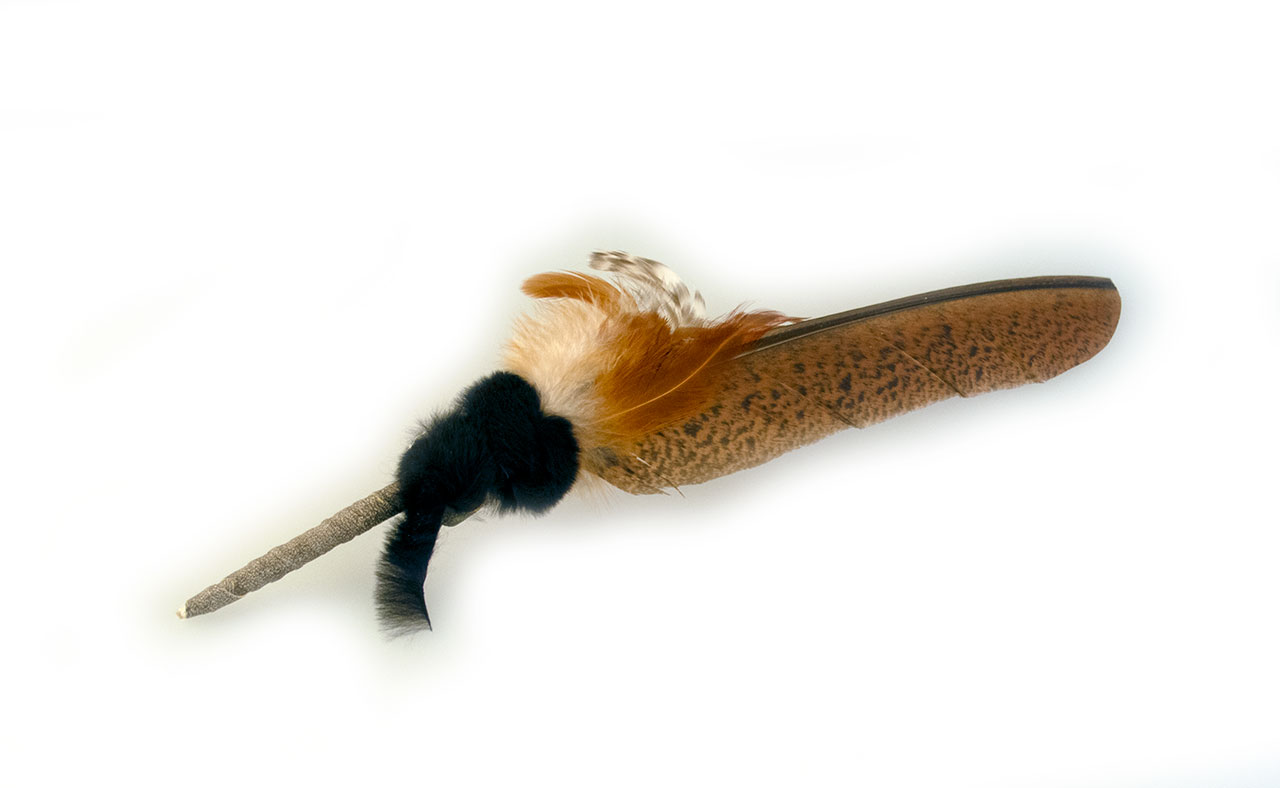 Pfauenfeder, dunkel, groß Pfauenfeder, dunkel, groß