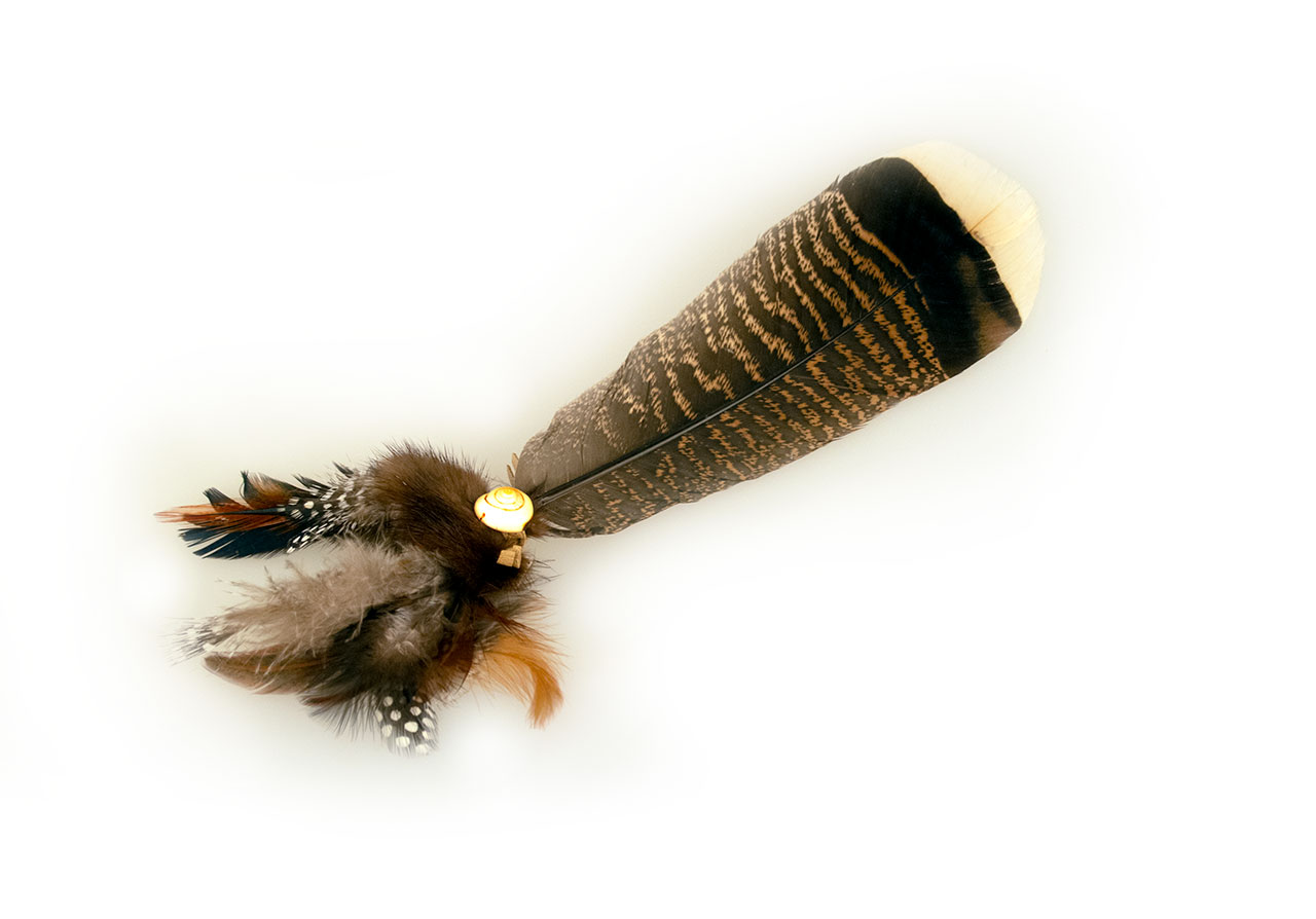 Beauty dunkel - Wildtruthahnfeder