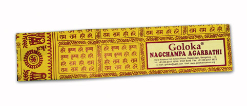 Nag Champa Goloka Räucherstäbchen 16g Nag Champa Goloka Räucherstäbchen 16g