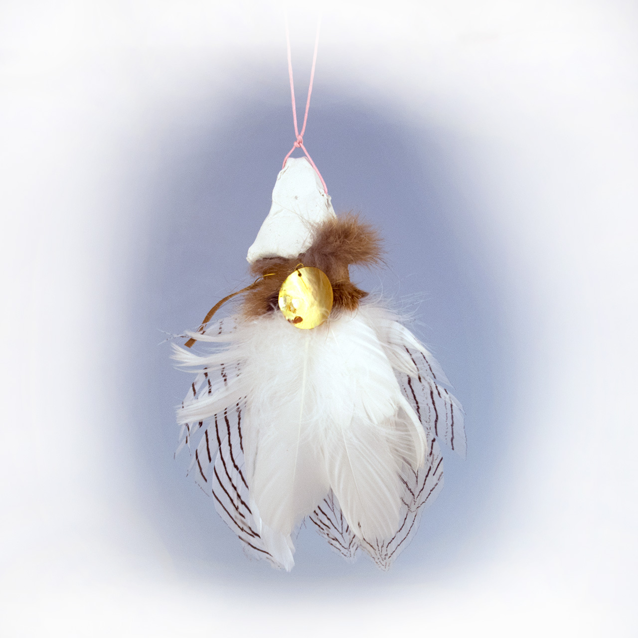 Juliette-Räucherfederfächer mit Aufhänger Juliette-Räucherfederfächer mit Aufhänger