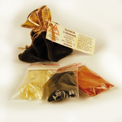 Geschenk-Set 3 x Räucherwerk Geschenk-Set 3 x Räucherwerk